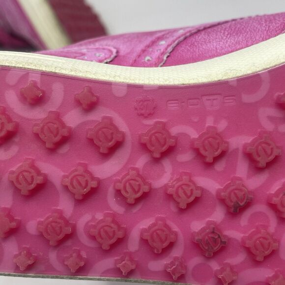 Ecco Hybrid 2 Spikeless Golf Shoes Womens 6 - 6.5 EU 37 Pink Leather Wingtip - Picture 16 of 16